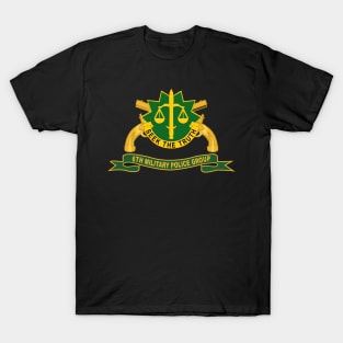 6th Military Police Group w Br - Ribbon T-Shirt